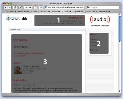 Seminarwebsite